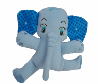 knuffel olifant ollie  blauw