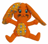 knuffel bunny bella  oranje